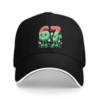 Individualizuota Šeši Septyni 6 7 Rankos 67 Memas Beisbolo Kepuraitė Sportinė Unisex Unisex Reguliuojama Tėčio Kepuraitė Vasarinės Snapback Kepuraitės One Size