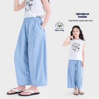 Tutu Little Elephant Girls' Summer Mosquito Repellent Pants 140 mėlyna