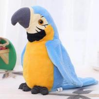 Electric New Talking Parrot Plush Toy Speaking Record Repeats Waving Wings Electroni Bird Stuffed Plush Toy As Gift For Kids