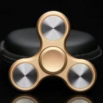 Leaf Three Fingertip Gyro Rotator Edc Seven Stage Electroplating Mixed Finger Gyro Metal Bearing Decompression Gift