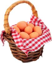 Eggs Mini Basket Miniature Dollhouse Food Toy 112 Scale Dollhouse Accessories Fairy Garden Accessories Micro Landscape Easter