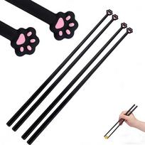 2Pairs Elegant Chopsticks with Cats Paws Designs Food Grade ABS Materials Heat Resistant Tableware Accessories 1