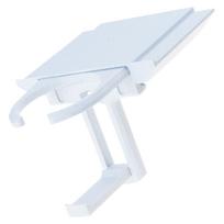 Retractable Under Desk Beverages Tray Foldable Cup Holder Easy Clamp Installation Sturdy Materials 1