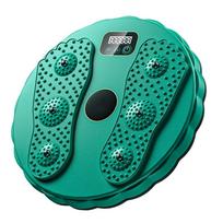 Foot Massage Twisting Waist Disc Electronic LCD Display Body Shaping Device  Home Fitness žalia