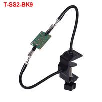 NEWACALOX Table Clamp Soldering Helping Hand Welding PCB Holder Third Hand Tool Soldering Station for SMD Welding Repair Tool T-SS2-BK9