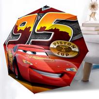 1pc Sturdy 8-Bone Auto Umbrella, McQueen Umbrella, Digital Printed, Foldable Umbrella for On-the-Go Outdoor Use
