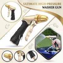 High Pressure Car Wash Water Gun Multi Functional Garden Hose Nozzle Adjustable Spray For Home Vehicle Cleaning One Size