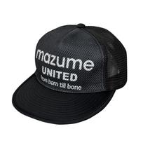 MAZUME Foldable Mesh Cap Black MZCP-410-01 juoda
