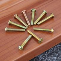 10 vnt. M4 spintelės rankenėlės varžtai Durų traukimo rankenos varžtas M4 * 25mm/30mm/35mm/40mm/45mm Baldų tvirtinimo detalės Kryžiaruožio galvutės varžtai ir boltai