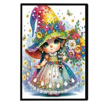 Goblin Special Shaped 5D DIY Diamond Art Painting Kit No Lines Diamond Painting Diary Book A5 for Birthdays Or