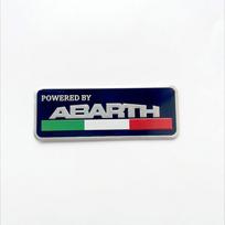 3D Aluminum Car Rear Trunk Fender Emblem Badge Sticker Decals for Abarth 500 124 Punto Ducato Palio Bravo Accessories 1#