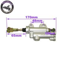 Gnyduw Durable Rear Hydraulic Brake Master Cylinder Pump For Bosuer BSE Kayo NC250 250cc Dirt Bike Parts