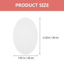 Mini Canvas Oval Shape Oil Painting Frame Art Student Beginner Painting Board Small Canvas Beginner Painter Supply