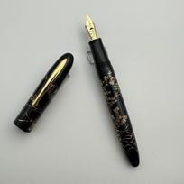 Flex Nib Hongdian N23 Fountain Pen Rabbit Year Limited Flexes Nib Pen Softness Flexare Business Modification Writing Pen ES ER (Black,Flex Nib (0.4-2.0mm)) juoda