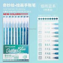 LANGUO 90/6 Colors Acrylic Paint Gel Pen Languo 1.0mm Painting Pen For Scrapbooking Painting Stationery Office School Supplies