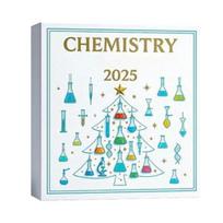 Chemijos tema Advento kalendoriaus dėžutė 24 dienų atgalinis skaičiavimas iki Kalėdų kalendorius Akrilinis pakabinamas papuošalas Kalėdų atgalinio skaičiavimo kalendorius A