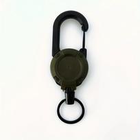 1/2/4Pcs Extendable Retractable Holders Keychain Badge Reels Heavy Duty Clip With Carabiner Key Chain For Men Outdoor Bags