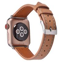 Classics Leather Strap For Apple IWatch Series 11-2 SE Ultra Bracelet For Apple Watch Band 38mm 40mm 41mm 42mm 45 46mm 49mm Belt 38-40-41mm S10-42mm abrikosas