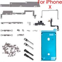 Internal Metal Plate Cover Parts for iPhone X Bracket Holder Inlcude Complete Full Screw Set with Waterproof Tape Replacement For iPhone X