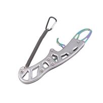 Aluminum Alloy Fishing Pliers Lip Gripper Hand Grip with Tool Rope - Fishing Accessories pilka spalva