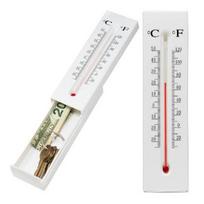 Kūrybinis pakabinamas pakabinamas raktų dėžutės dėklas Termometro laikymo sieninės dėžutės forma 1PC