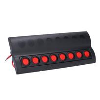 DC12V Electrical Switch Panel 8 Gang Pre Wiring Marine Switch Panel with Overload Protector for RC
