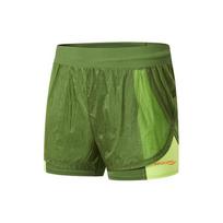 Saucony Lined Anti-Exposure Running Competition Two-In-One Sports Shorts Women shorts Dark-Green SC1249002B-GE56 M