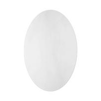 Lipnios akrilinės veidrodinės sienų lipdukai Ovalūs stačiakampiai Atspindintys stikliniai lipdukai Vonios kambario miegamojo dekoravimas 17x27cm white