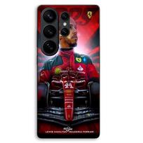 Coque Pour Samsung Galaxy S26 Ultra Lewis Hamilton Ferrari officiel Maniacase juoda