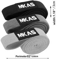 Mkas Ilgo Pasipriešinimo Gumų Rinkinys Namų Sporto Salės Treniruotei Unisex Fitnesas Joga Elastingos Gumos Klubų Šlaunų Treniravimas