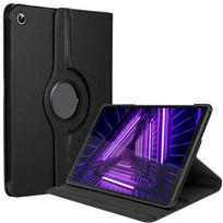 Coque pour Lenovo Tab M10 FHD Plus 10,3 Pouces, Etui Rotatif 360° Multi-Angle Cuir PU Noir juoda