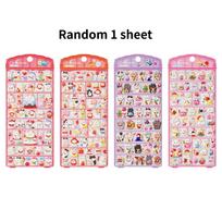 Kawaii Cute Japanese 3D Lucky Cat Daruma Double-Layer Bubble Sticker For Scrapbooking Cute Diy Phone Case School Stationery Supply