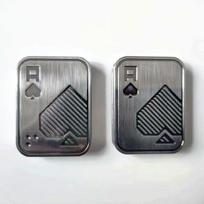 Easing Stress Push Card Metal Fingertip Edc Poker A K King Gyro Toy For Office Adults Anti Anxiety Fidget Papa Coin