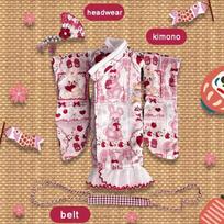 Bjd 1/6 Doll Clothes Handmade Cute Japanese Kimono For 30Cm Bjd Doll Dress For Girl Diy Dress Up Toys Doll Clothes Accessories only clothes