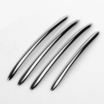 4pcs silvery Models 11-17 Suitable for BMW 5 Series exterior handle decorative strip F10 F18 525li 7 Series modified door handle decorative sidabras