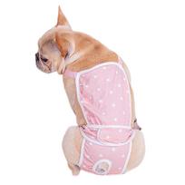 Dog Diapers Sanitary Panties Girl Dog Underwear Jumpsuits Pants for Girls Dog Female Dogs Pet Suspenders Diaper Shorts S rožinė