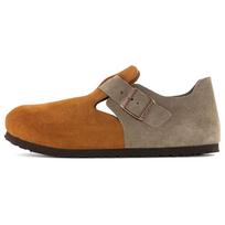 Birkenstock Suede Low top Casual Shoes Unisex Brown Gray Regular 1024973 42