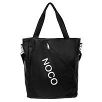 Crossbody Tennis Racket Sling Bag Waterproof Tennis Racquet Bag Badminton Bag  Adults Kids juoda