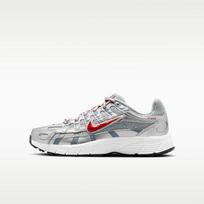 Nike P-6000 Metallic Silver Gym Red (GS) 37.5