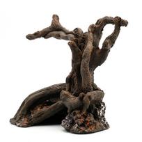 Decorative Hermit Crab Climbing Toy Simulation Reptile Cylinder Roots Plant  Micro Landscape Decoration