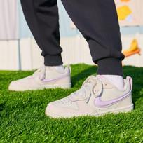 Nike Court Borough Low top Skateboard Shoes White Purple Unisex 36