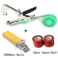 ALLSOME Tying Machine Plant Garden Plant Tapetool Tapener +10 Rolls Tape Set for Vegetable Grape Tomato Cucumber Pepper Flower Set 1