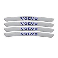 4PCS Aluminum Car Styling Wheel Rims Racing Stickers Badges Auto Decoration For Volvo XC60 S60 V40 V50 V60 XC90 S40 S80 C30 XC40 Volvo