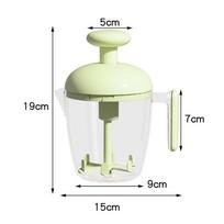 Egg Beater Hand Mixer Semi-Automatic Egg Whisk Milk Frother Handheld Egg Mixer Manual Press-type To Beat Egg Whites Baking Tool. žalia