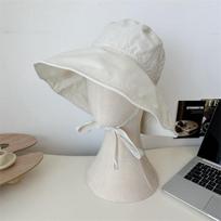 Sunshade Lace-up Fisherman Hat Wide Brim Cover Outdoor Fishing Cap Sunshade Basin Hat  Summer balta