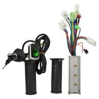 250-350W 24V 36V 48V 15A Sine Wave Three-Mode Controller Lockable Twist Grip For Electric Bicycles E-Scooter Brushless Motor