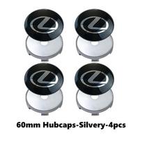 4pcs/set 3D Car Wheel Center Hub Caps Sticker Auto Emblem Wheel Center Cap For Lexus UX250h RX450h RX300 GX470 CT200h RX400h