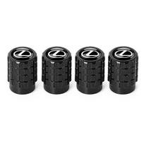 New Car Tire Valve Caps Tyre Rim Stem Covers Decorative For Lexus CT200h NX300h RX300 F Sport IS RX NX ES LS GS UX LX LC RC GC