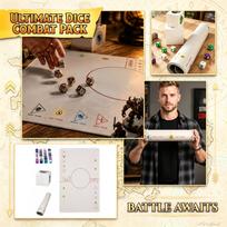 Dice Game Set Ultimate Battle Pack Includes Custom Dice Collection Game Mat and Instructional Guide for Strategic Gameplay and Multiplayer Fun One Size balta