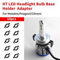 10PCS H7 Car Led Headlight Base Replacement Holder Adapter Retainer Cover For Ford New Mondeo Peugeot 508 2008 3008 4008 Citroen 10PCS Holders